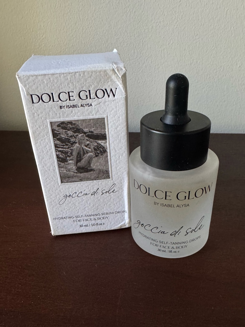 NIB Dolce Glow Goccia di Sole Hydrating Self-Tanning Serum Drops ✨